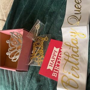 Birthday Queen Tiara and Sash Set